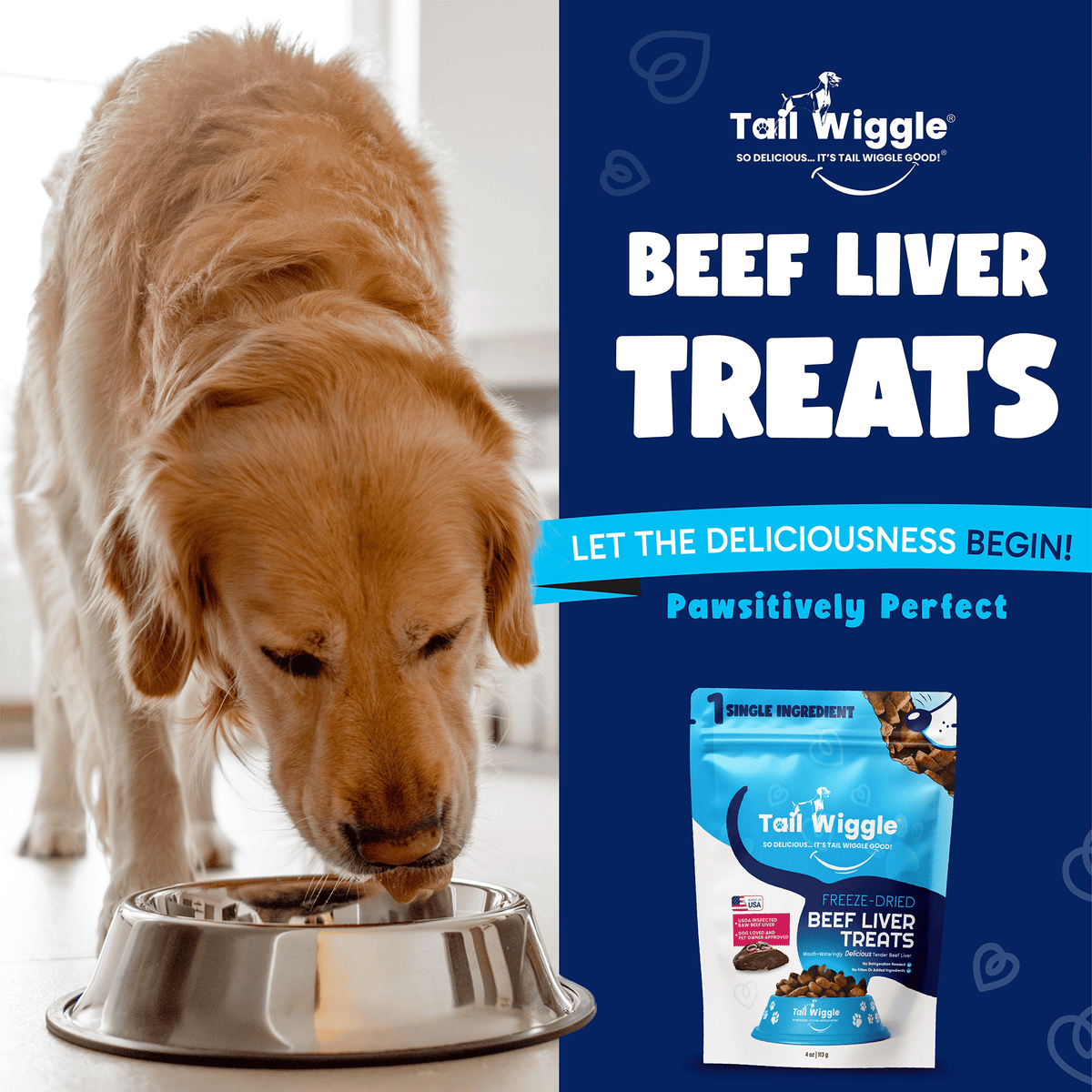 Tail Wiggle Beef Liver Treats