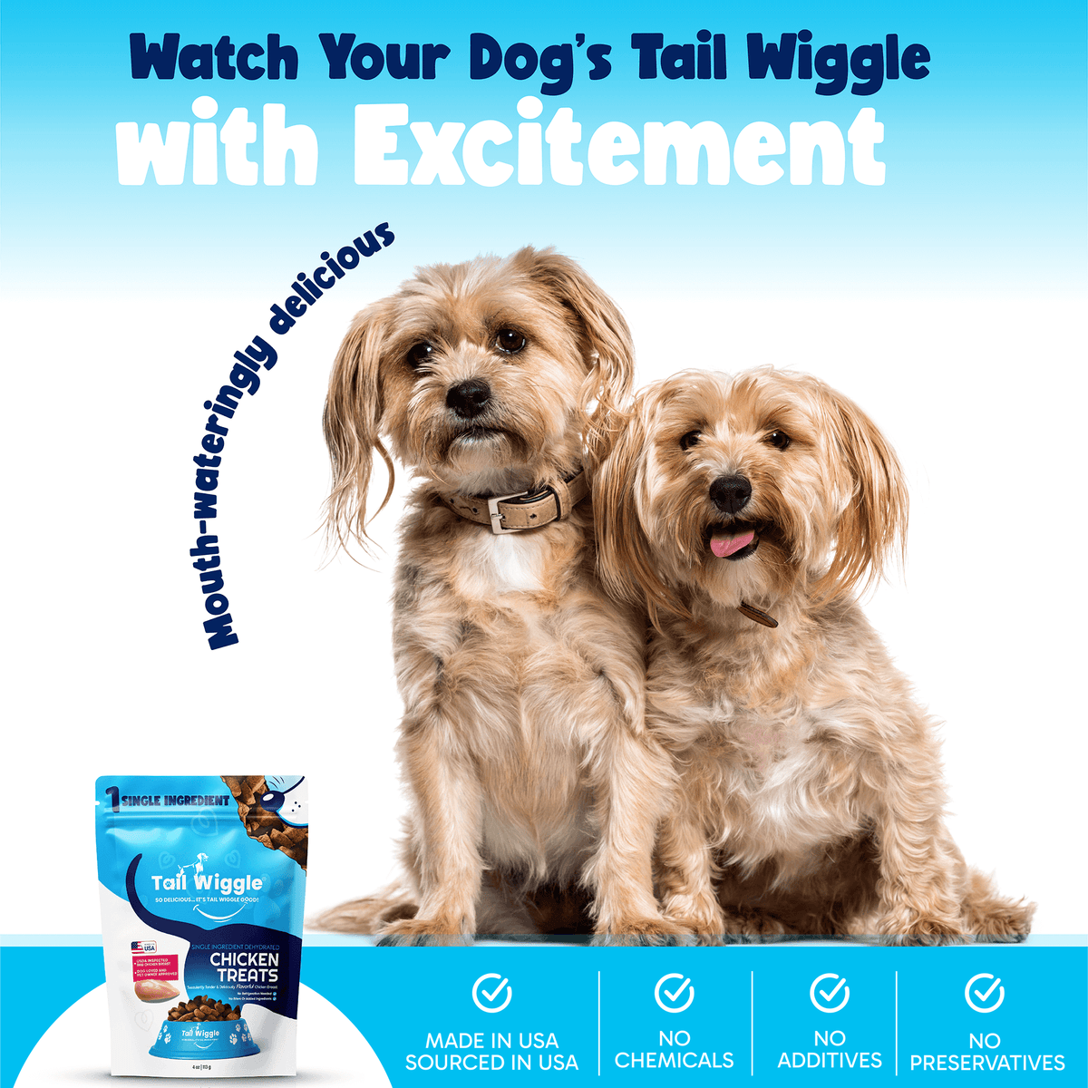 Tail Wiggle Chicken Treats