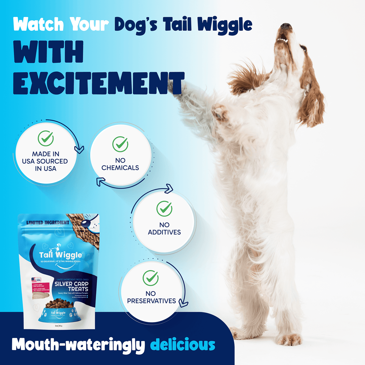 Tail Wiggle Silver Carp Treats (OUT OF STOCK)